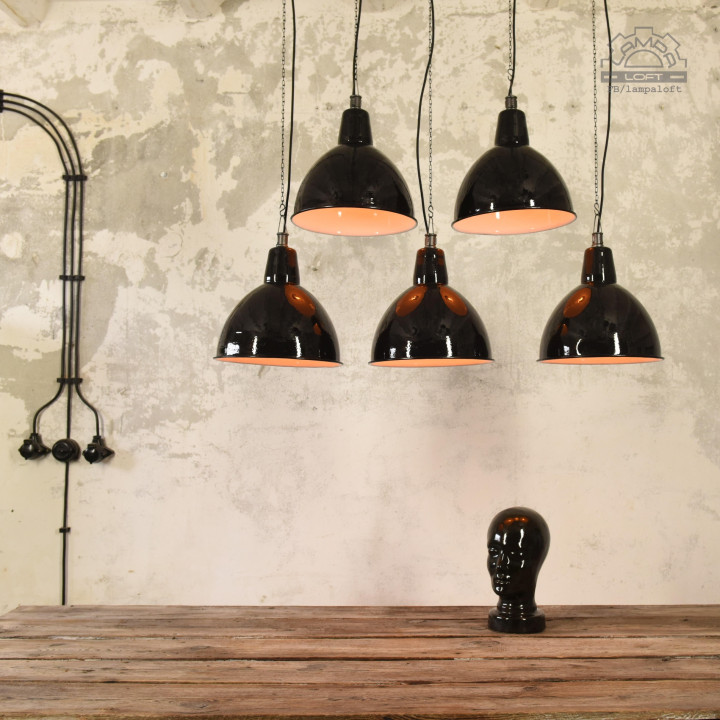 Lampy industrialne OBg-2 z lat 60'