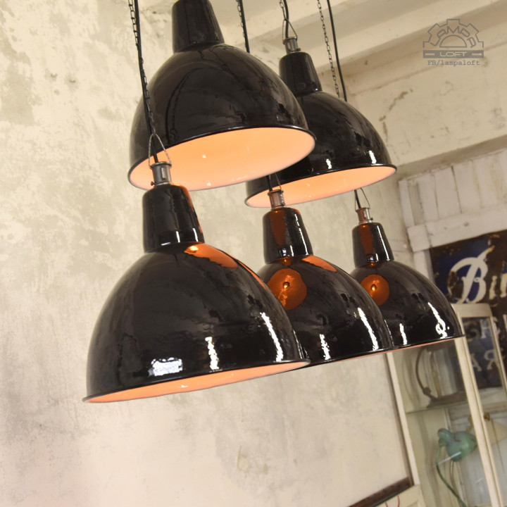 Lampy industrialne OBg-2 z lat 60'