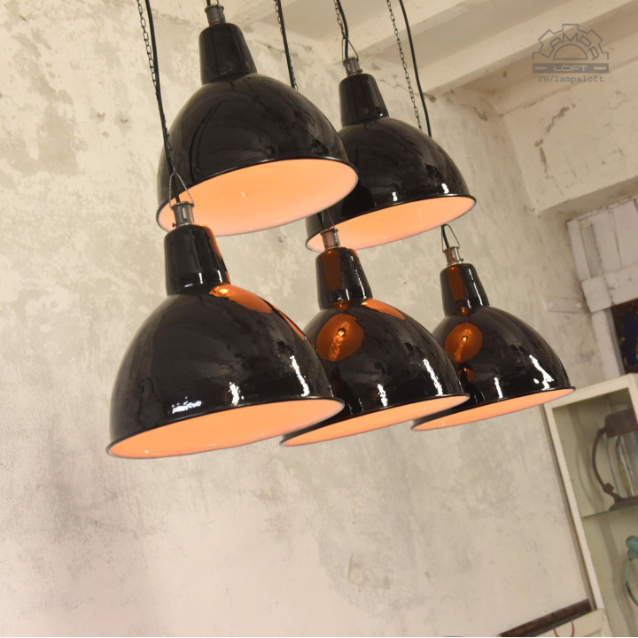 Lampy industrialne OBg-2 z lat 60'