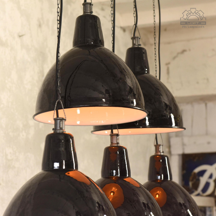 Lampy industrialne OBg-2 z lat 60'