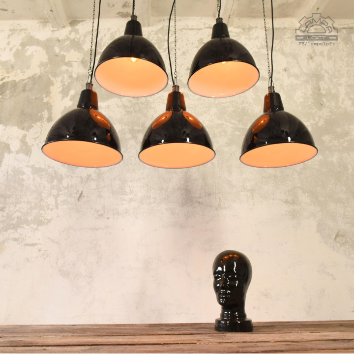 Lampy industrialne OBg-2 z lat 60'