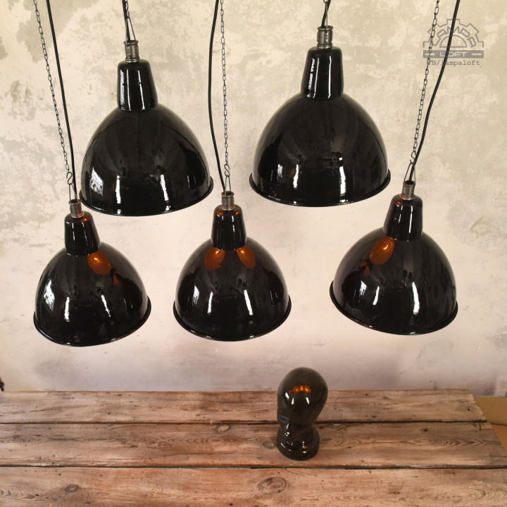 Lampy industrialne OBg-2 z lat 60'