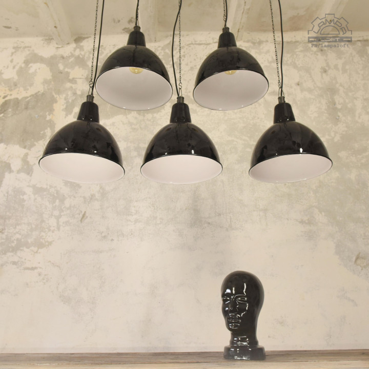 Lampy industrialne OBg-2 z lat 60'