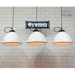 Lampa industrialna OPC-250 z lat 70