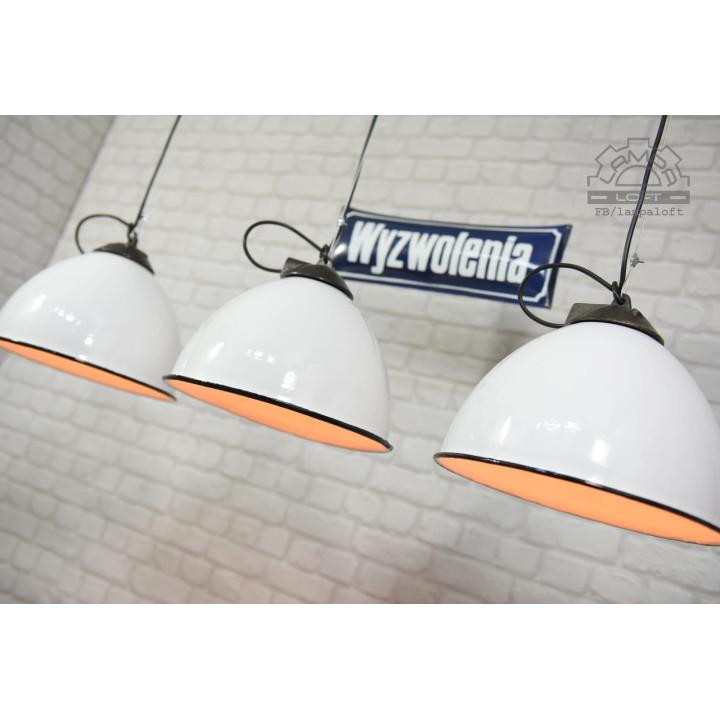 Lampa industrialna OPC-250 z lat 70