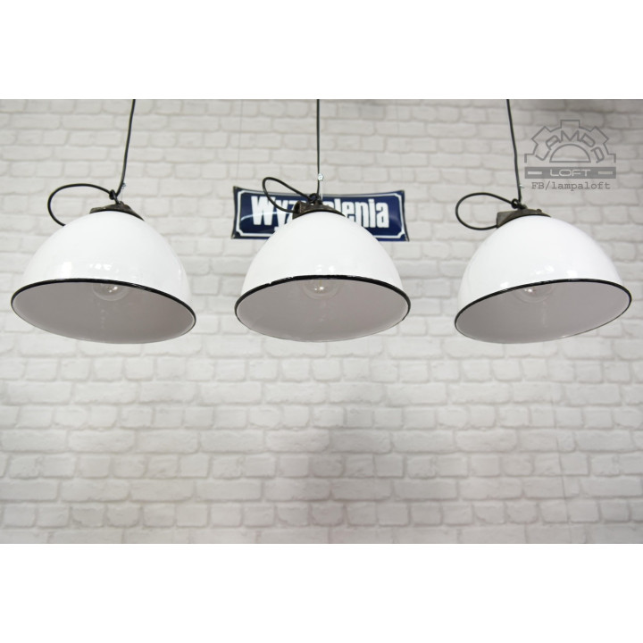Lampa industrialna OPC-250 z lat 70
