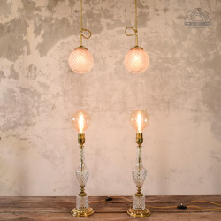 Lampy kryształowe z lat 70'