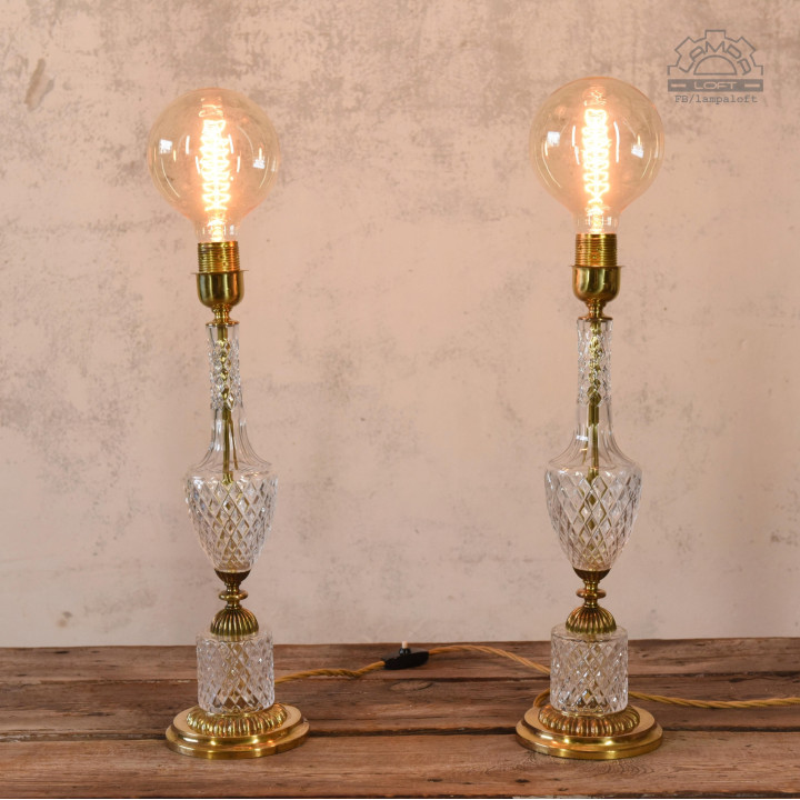 Lampy kryształowe z lat 70'