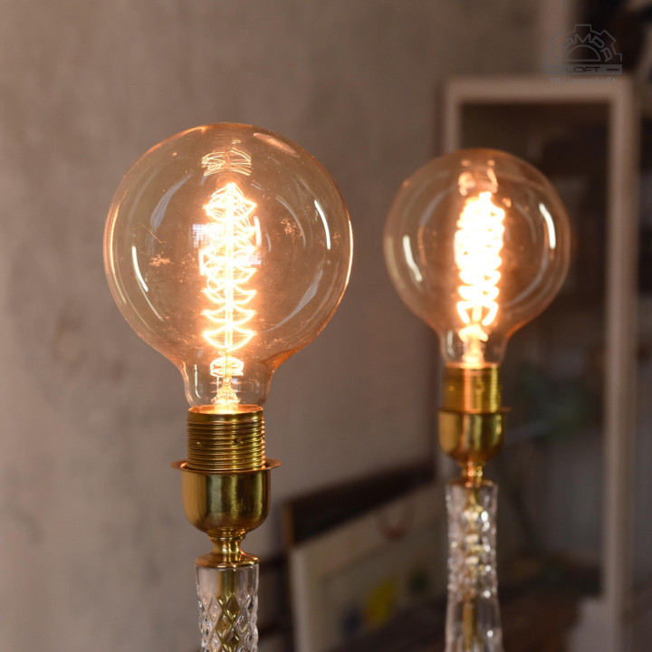 Lampy kryształowe z lat 70'