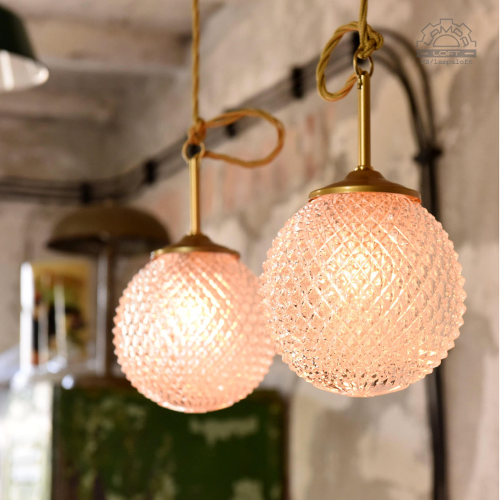 Lampy kryształowe z lat 70'