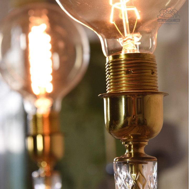 Lampy kryształowe z lat 70'