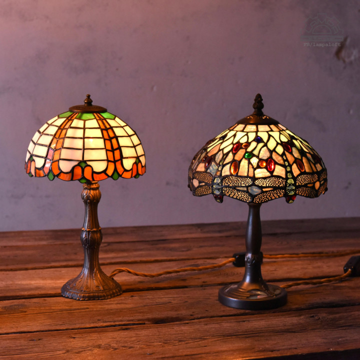 Lampy witrażowe w stylu Tiffany