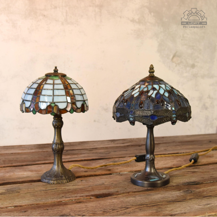 Lampy witrażowe w stylu Tiffany