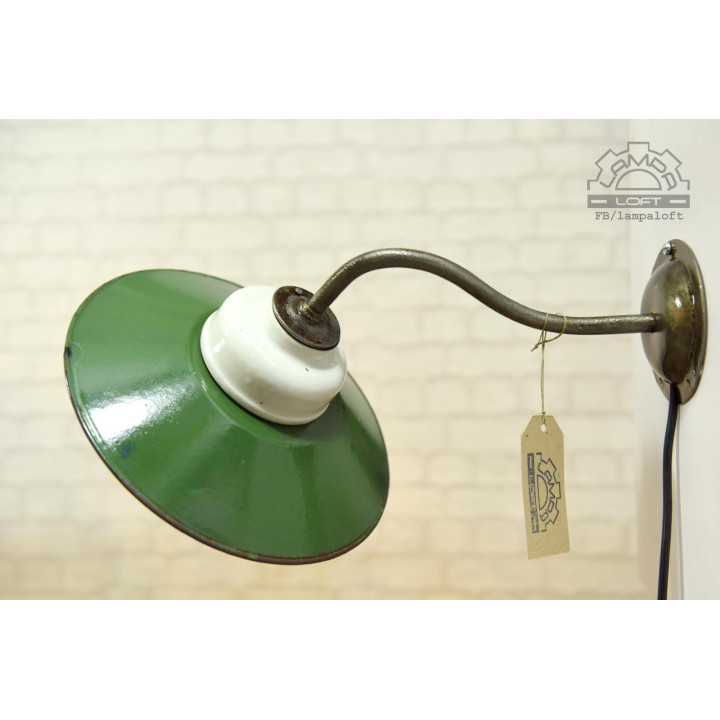 Kinkiet porcelanowy z lat 50'