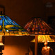 Lampy witrażowe w stylu Tiffany