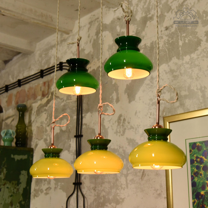 Lampy z kloszami szklanymi