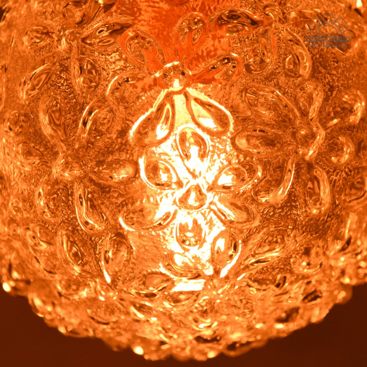 Lampy z kloszem szklanym z lat 70'