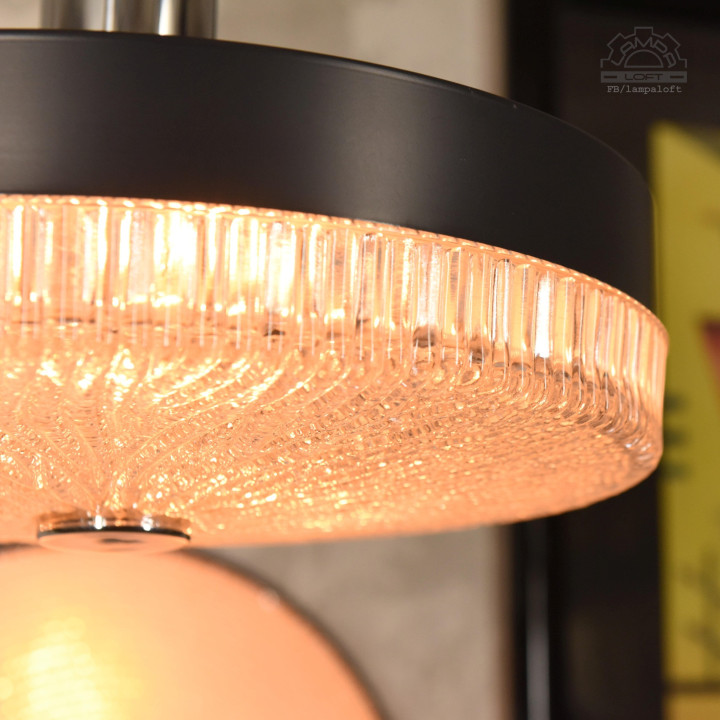 Lampa wisząca Kaiser Leuchten z lat 70