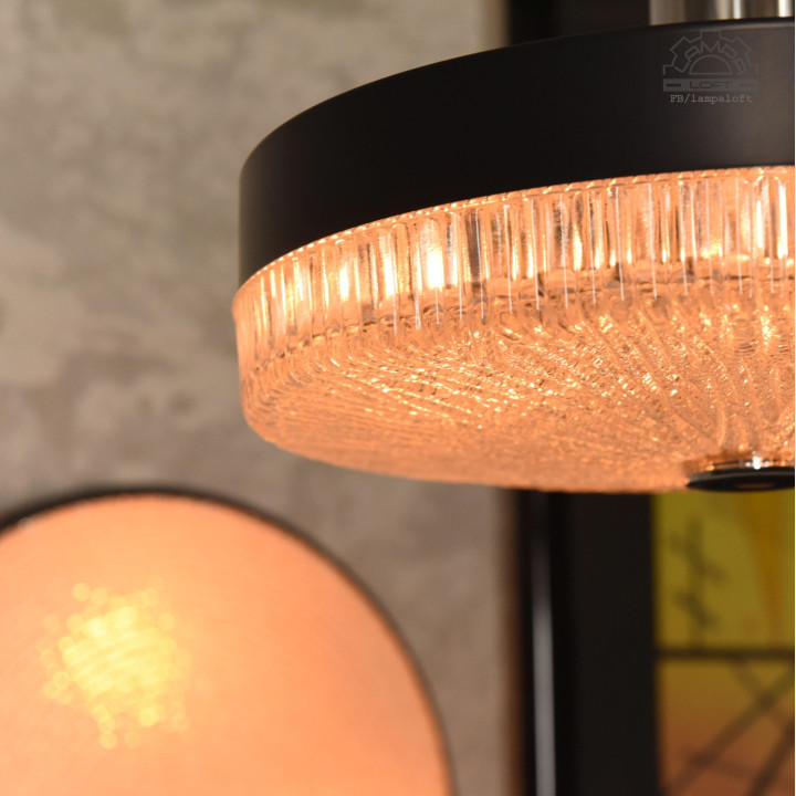 Lampa wisząca Kaiser Leuchten z lat 70