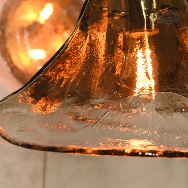 Kalmar Murano  Lampa wisząca projekt Carlo Nason  Vintage lata 70.
