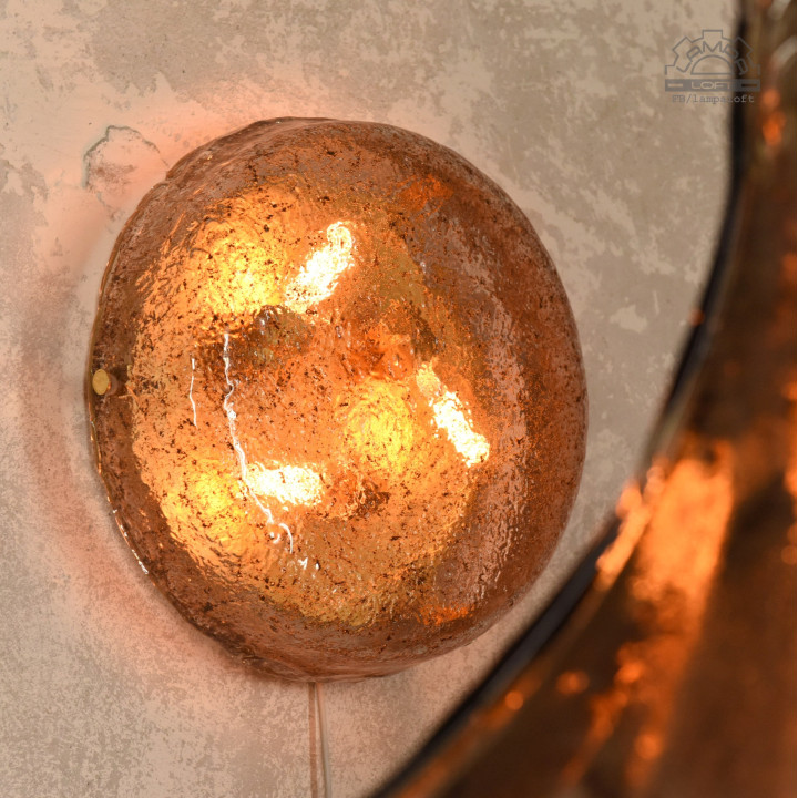 Kalmar Murano  Lampa wisząca projekt Carlo Nason  Vintage lata 70.
