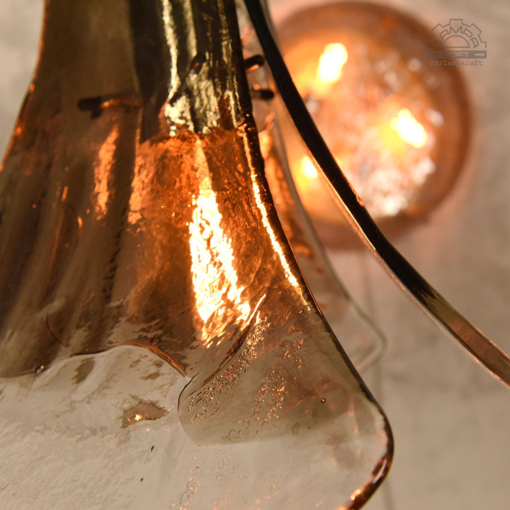Kalmar Murano  Lampa wisząca projekt Carlo Nason  Vintage lata 70.