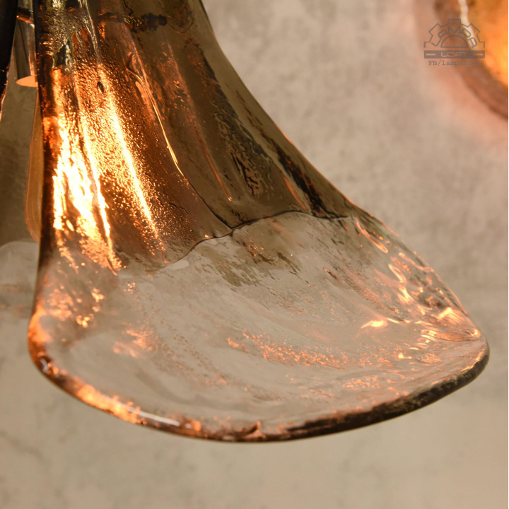 Kalmar Murano  Lampa wisząca projekt Carlo Nason  Vintage lata 70.