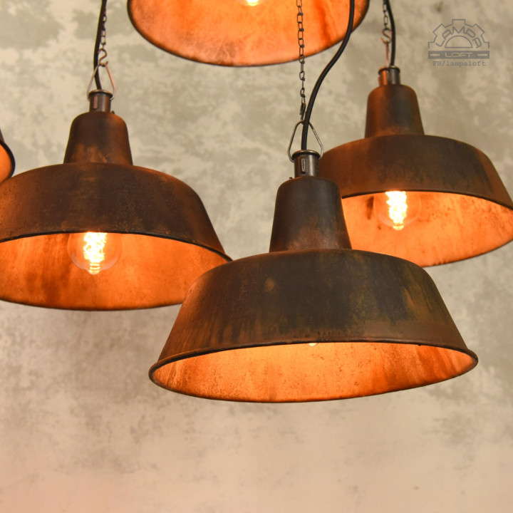 Lampy industrialne OBs-2 z lat 60'