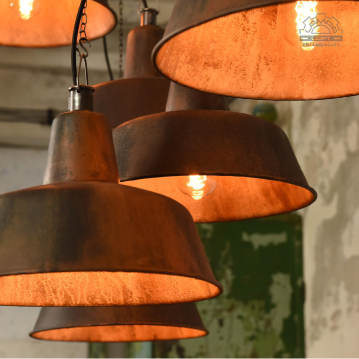 Lampy industrialne OBs-2 z lat 60'