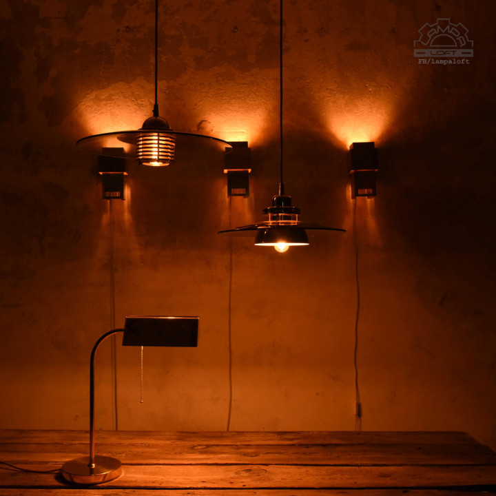 Lampa biurkowa z lat 70'