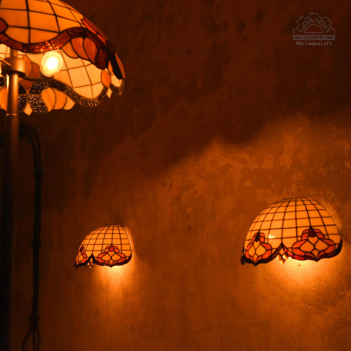 Lampy witrażowe w stylu Tiffany