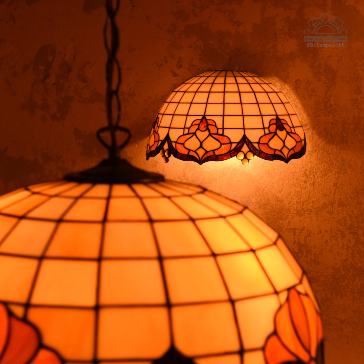 Lampy witrażowe w stylu Tiffany