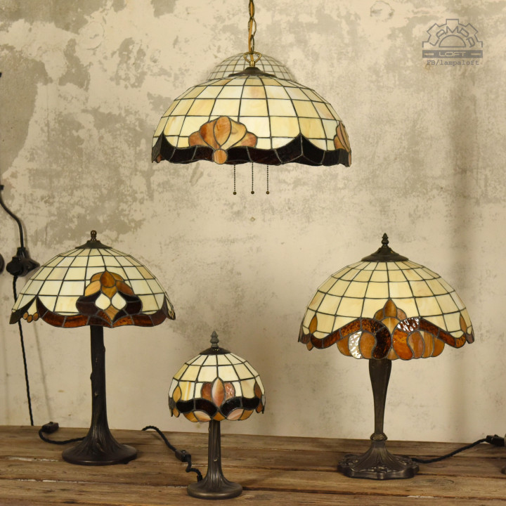 Lampy witrażowe w stylu Tiffany