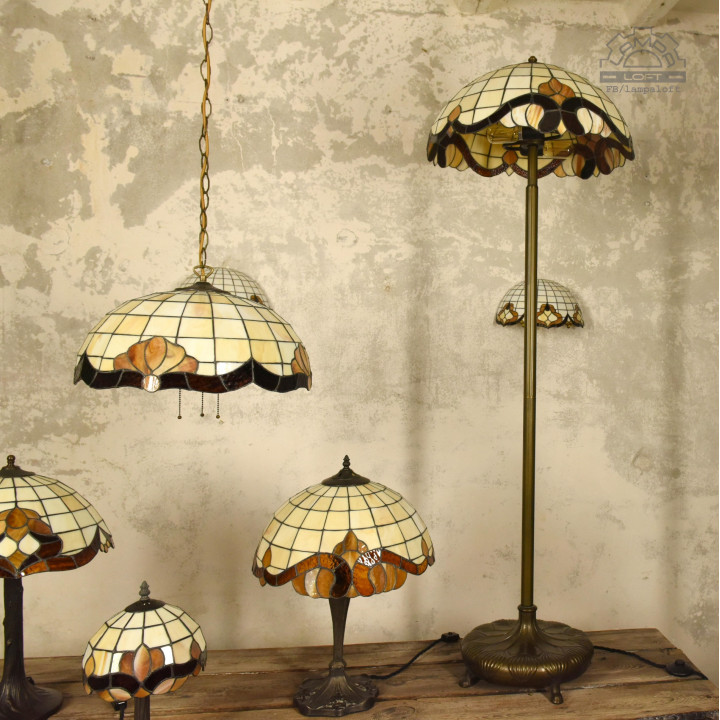 Lampy witrażowe w stylu Tiffany