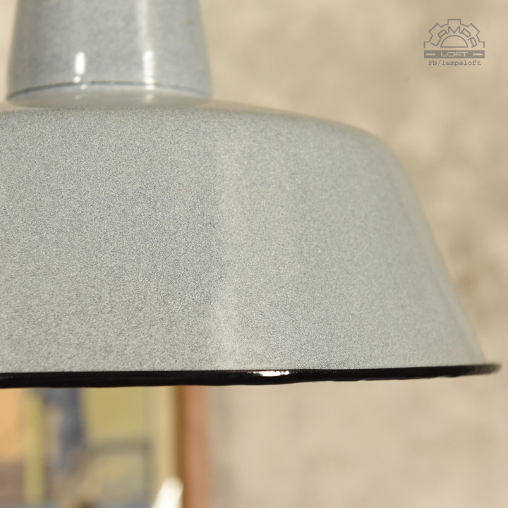 Polskie lampy emaliowane z lat 60'