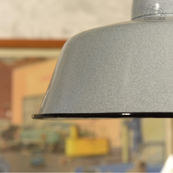 Polskie lampy emaliowane z lat 60'