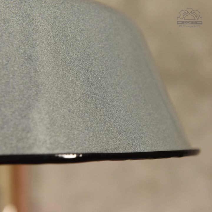 Polskie lampy emaliowane z lat 60'