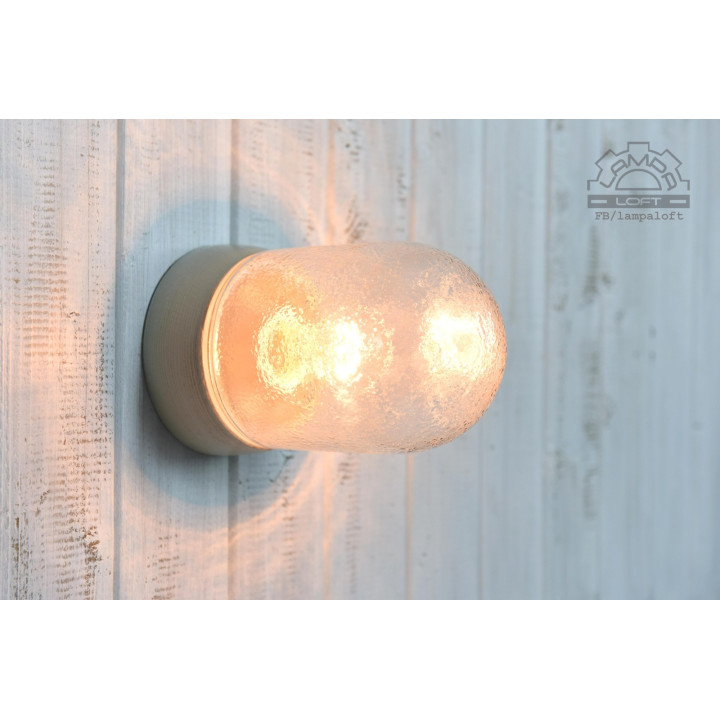 Kinkiet porcelanowy z lat 60'