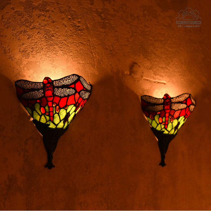 Lampy witrażowe w stylu Tiffany