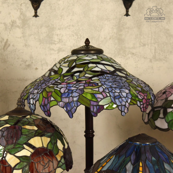 Lampy witrażowe w stylu Tiffany