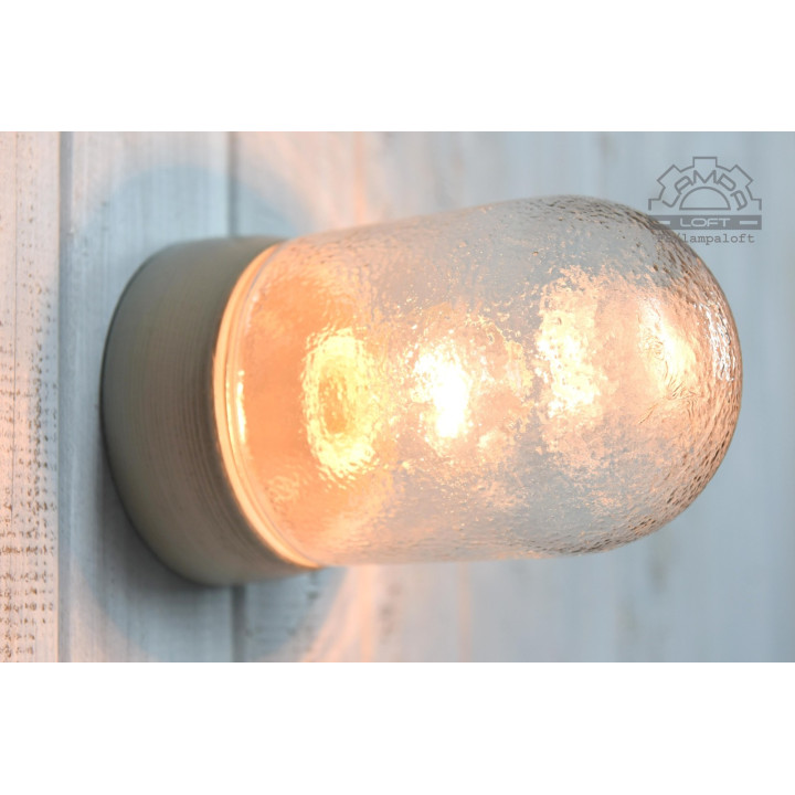 Kinkiet porcelanowy z lat 60'