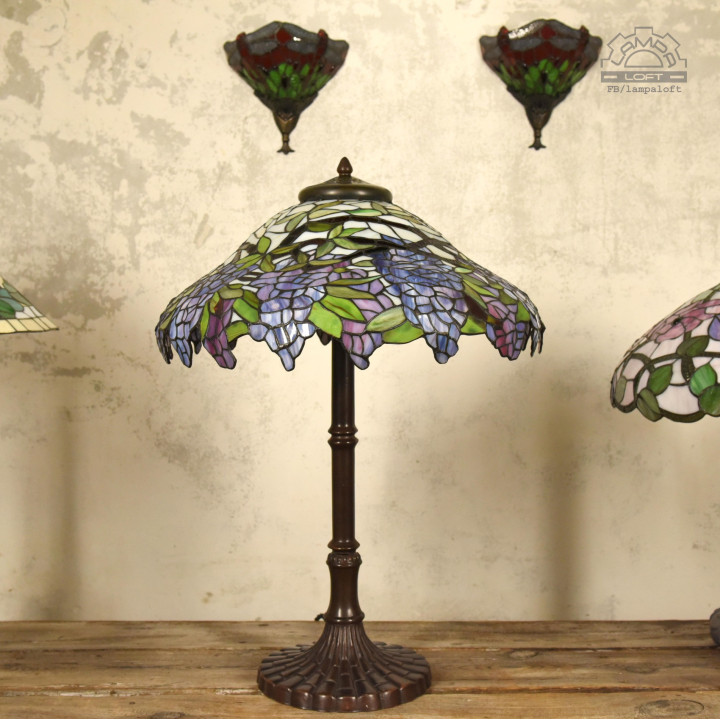 Lampy witrażowe w stylu Tiffany