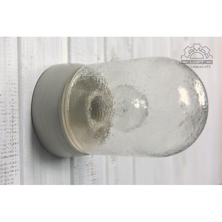 Kinkiet porcelanowy z lat 60'